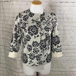 The Limited Scandal Collection lace print blazer